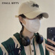 CHALL KITTY男士棒球帽潮流大头围鸭舌帽百搭遮阳帽子大头围高端品牌2025新款 黑色-品牌礼盒装高档高级感