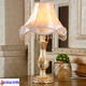 Schlafzimmer Schreibtisch Lampe Nacht Lampe Europäischer Stil Pastoral Retro Klassisches amerikanisches Weißes Wohnzimmerstudium Bester Hochzeitsgeschenk 9928a Clivia Golden Lampenschattenknopf Schalter