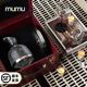 MUMU Housewarming Gift Crystal Luxurious High-end Rotating Tumbler Red Wine Decanter Set Home Red Wine Glass Stand Crystal Rotating Decanter 1186ml