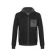 Veste pour hommes Orrdt Aolindon Spring and Automne Fashion Casual Wool mélange Veste en tricot chaude noire 52 (XL)