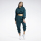 
Reebok official women's COVERUP classic casual slim short POLO collar pullover sweatshirt HH9738 XS
