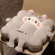 Yingzhuer Cartoon Biscuit Square Cushion Cushion Office Sedentary Cushion Thickened Cushion Student Dormitory Fart Cushion Chair Cushion Car Cushion Milk Cat 40*40*8cm Anti-slip straps at the bottom
