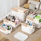 Baishengniu sundries storage box home wardrobe clothes storage box toy snack storage box plastic storage basket storage box high style medium size without cover