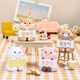 Yunsui mo en colère ornements mignon shiba inu chat cochon de bureau décoration décoration mignon figure de compagnie [petit cochon mignon] mo