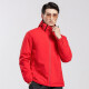 Camel de la región occidental (Vancamel) más la chaqueta de rompedor de viento de terciopelo para hombres y mujeres estilo coreano a prueba de viento y cálida chaqueta de captura suave de captura suave Estilo de trabajo literario 9930a Men rojo chino [color sólido] L