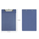 Clip de plaque métallique Befon Clip Clip Données Données Document Document Document Writing and Writing Document Pad Copie et test Paper Clip Copying and Posting Pad Writing Pad Blue 9855