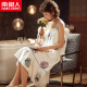 Antarctic Nightgown Women's Pajamas Cotton Summer Cartoon Home Clothes Cute Girly Print One-piece Lace Ball Suspender Skirt L