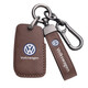COOSTE Volkswagen Sagitar Lavida Key Case Passat Golf 678 Bora ID346 Tanyue X Tiguan L Sac de boucle auto A ACCORDE BROWNE-BROWNE [Volkswagen Huile en cuir]