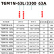 天正电气TENGENTGM1N 塑壳断路器总闸开关100A12250A400A63 TGM1N-400L/3300350A