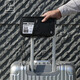 POTRAVEL.DESIGN Overseas travel passport bag, RFID shielding anti-theft card bag, ticket holder, document bag, family document storage bag, black