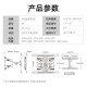 NB（ERGONOMIC）电视支架挂架伸缩旋转P65海信TCL华为酷开雷鸟LG创维757-L400电视壁挂支架NBSP5电视机支架P65 P6丨45-75寸适用丨45.5kg承重