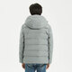 
Jeao down jacket men's short thick style casual business simple outdoor autumn and winter warm 90 duck down men's detachable hat 6296# Paris light gray M (170)