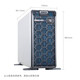 戴尔（DELL）PowerEdge T360 T350升级款 单路塔式办公整机商务台式机主机 ERP财务系统 T360 8*3.5 E2414 16G内存丨H755 电源
