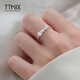 TTMIX platinum bow ring for women PT950 plain ring adjustable platinum wedding ring for girlfriend 1.7-1.9g