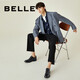 Belle Belle Einkaufszentrum gleiche Kuhläsesoten Leder Herrengeschäft formelle Lederschuhe B3G25CM0 Black 2 40