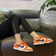 耐克（NIKE） Dunk Low休闲透气舒适防滑板鞋运动休闲鞋情侣鞋熊猫男鞋女鞋 DH9765-003白橙女子 37.5