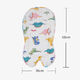 Stroller cushion four seasons universal pill t6 second generation baby walking artifact double-sided cushion baby dining chair pure cotton cushion Cailong double-sided cushion [pure cotton + breathable mesh] 67x35cm (generic trolley/baby walking car/dining chair