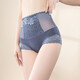 
Perfect couple [4 pairs] Women's underwear, women's sexy lace, high waist, belly-tight, no marks, women's large-size girls' briefs, Nordic blue + retro red + yam pink + black L (suitable for 90-120 Jin [Jin equals 0.5 kg])