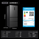 TCL new 407 upgrade first-level energy efficiency dual frequency French multi-door four-door double-door door household large-capacity refrigerator ultra-thin embedded in air-cooled deep-cooled quick-freezing old-for-new [Width 677mm] 407-liter fresh storage R407V5-D