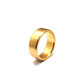 Jiang Jinyue men's brass ring Single trendy men Korean version simple collar Japanese and Korean couple custom lettering SN9855 inner diameter 18mm