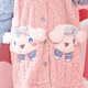 Manidu autumn and winter children's warm baby girl's pajamas set coral velvet nightgown home girl's hooded girl's home clothes WH7822 nightgown set 120 12 size recommended 35Jin Jin equals 0.5kg -45Jin Jin equals 0.5kg