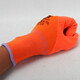 S838 plastic foamed glue hanging glue labor protection gloves wear-resistant and anti-slip farm work work protective gloves L Chuangxin S838 orange matte gloves 24 pairs