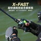 Comaire Baifu Insecto Coda Mandarina Fish Lure Var Fuji Fuji O Anillo ANILLO ALTA SENSIBLE DE ALTACIÓN ULTRA-CASTO Ajuste ultra largo Dibujo Varilla de insecto 2.04 metros Varilla de insecto C682M Mango de pistola XF Ultra-rápido Ajuste