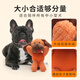 EETOYS cloth plush dog toy, teeth-molding, chewing-resistant, sound-making, interactive puppy companion, boredom-relieving, demolition-proof household pet supplies
