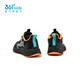
361 children's shoes for boys sports and casual running shoes for autumn and winter new mid-to-large children's shoes Carbon black/time green 37