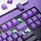 Belly Spirit Mk870pro Blackberry Side Gravur Mechanische Tastatur Bluetooth Wired Wireless Customized Computer Game Silent Office [Three Mode] Obsidian Pro + Purple Qi Donglai Qingxun 87 Tasten