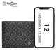 Jinlilai wallet men's business high-end large-capacity card bag, multiple card clips, gift box, birthday gift for dad, black business casual horizontal style
