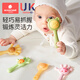 Kechao baby hand rattle toy chewable teether 0-1 year old baby educational grasping training 3-6 month old child soothing
