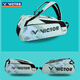 Victor (Victor) Victory Badminton Bag Handtasche Training Wettbewerb Rechteckiger Bag Multifunktion mit großer Kapazität Schlägertasche Schulter-Sporttasche [Club-Serie] BR6219/R Papagei Green