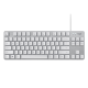 
Logitech K835 mechanical keyboard 84-key gaming keyboard G502X wired e-sports mouse Key and mouse set K835 white red axis + G502X wired mouse