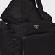 PRADA/Prada Gift Women's Vela Re-Nylon Handbag Crossbody Bag Women's Bag Black