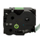 Ett label belt suitable for brother label machine ribbon TZe-Z661 261 161 461 561 label printer ribbon 36mm green background black letter E-Z761*8 simple version