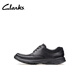 Clarks Leco Cui series men's shoes classic cowhide thick-soled leather shoes low-top comfortable casual leather shoes black 261373858 smooth style 42
