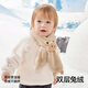 Betis children's scarf baby neck scarf 2025 new baby autumn and winter windproof and warm plush scarf for boys and girls