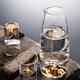 Luxury Flowers Creative Jinshan gold foil white wine glass crystal glass wine dispenser home set one cup bullet cup small wine cup 1 piece Jinshan 10ml white wine glass