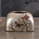 
Shantoulin Village Sense Ceramic Paper Towel Box Living Room Light Luxury Card Box Household European Ornaments Napkin American Creative 1047 Blue Warbler Blossoms