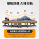 午憩宝 折叠床午休床办公室出租屋简易床便携躺椅硬板家用医院陪护四折  【宽80CM】精织棉麻四折床
