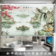 Youruige roller blinds can be lifted and lowered without punching, roller-pull light-shading, landscape, living room, office, balcony, kitchen, waterproof, fortune-making pictures from all directions, customized size