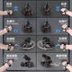 
Star Control Intelligence Remote Control Car Children's Toys Boy Tank Gesture Sensing Remote Control Car Can Send Children's Gifts Black and White Color Random-Three-in-One Double Remote Control