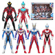 Smart Creative Tiga Ceroberia Galaxy Zeta Ultraman Doll Set Gift Box Toy Boy Children Birthday Gift
