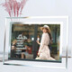 Zhenyun prints and develops photos and adds crystal photo frames to set the table 5 7 6 8 10 inches seven inches made into creative glass customized photos 7 inches 12.7*17.8cm table seven inches crystal photo frame + free photo development
