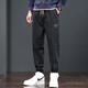 Zhenweis Casual Hosen Herren Frühling und Herbst Neue trendige Marke Arbeit Kleidung Lose Harem Hosen Krawatten Fuß Sport lang Hosen Männer 689 Military Green M.