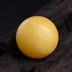 Dingfei Original Mineral Unoptimized Chicken Fat Yellow New Beeswax Loose Beads Round Beads Duobao Buddha Bead Bracelet Single Bead Star and Moon Matching 6mm Premium Full Honey Chicken Fat Yellow