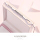 LAOLATU Platinum Bracelet for Women PT950 White Jewelry Gold Fashionable and Versatile Can be Engraved Chinese Valentine's Day Confession Gift for Girlfriend and Wife PT950 Platinum Bracelet Exquisite Gift Box