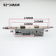 
Shantoulin Village Hand locking broken bridge aluminum swing door lock body aluminum alloy multi-point door lock 8530-34-40-45 lock body 92*3034 White 9230 Total length 320 35-45MM Universal type without key
