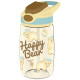 Lock Lock (Lock/Lock) Copa de agua infantil en verano con paja de un solo clic de tapa abierta Carry de la Copa de Estudiantes Ceremonia de entrada de la escuela ABF655 yel Amarillo 400ml